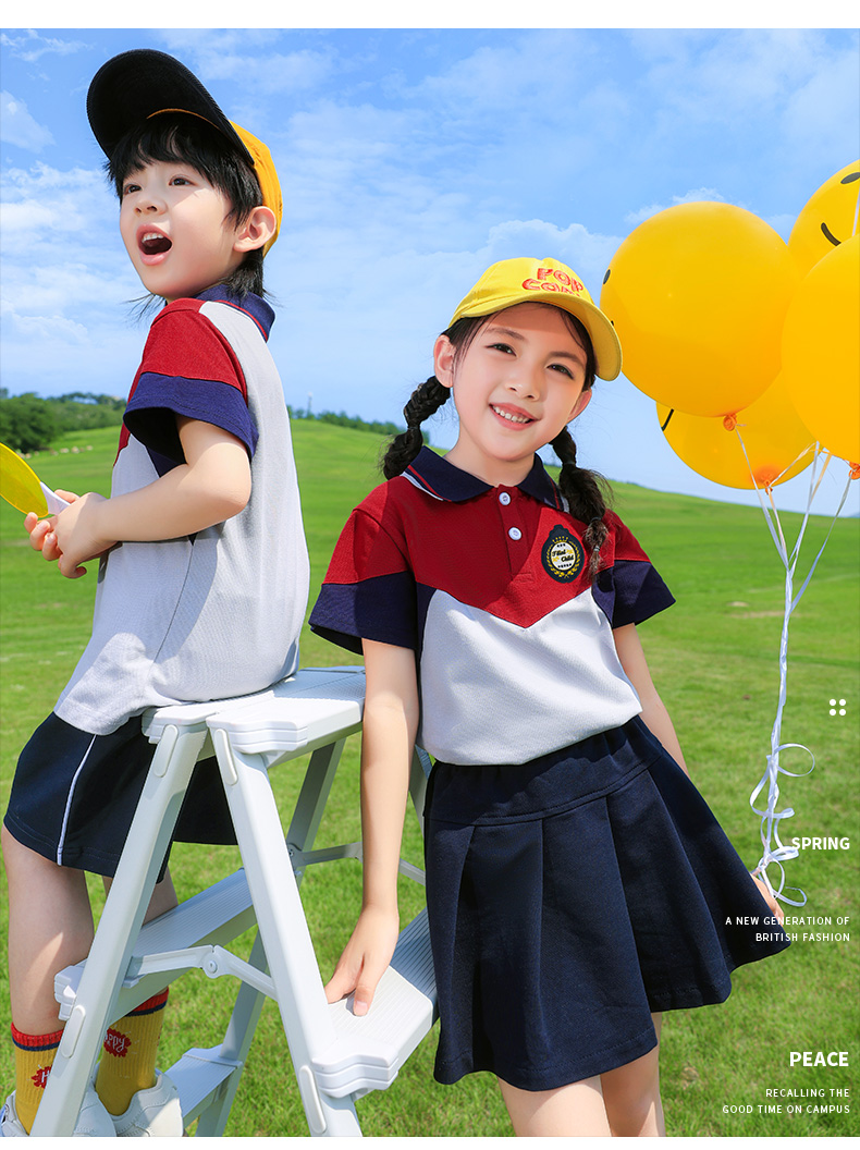 Youth campus children sports school uniform suit two-piece suit 921-6323 autumn two-piece suit