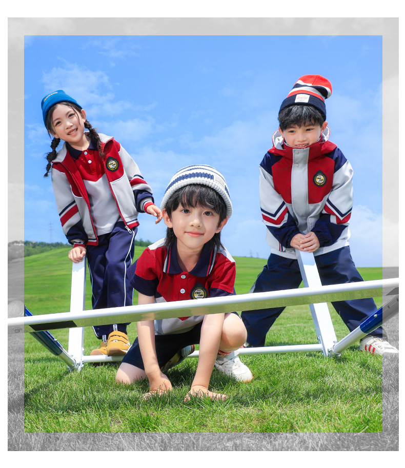 Youth campus children sports school uniform suit two-piece suit 921-6323 autumn two-piece suit