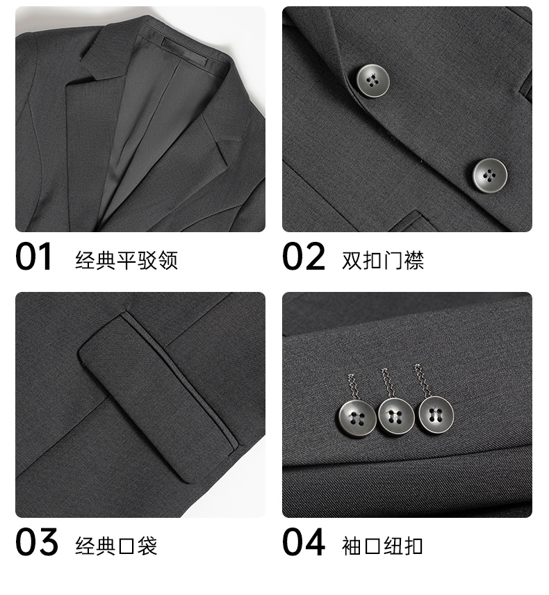 430g thickened business formal suit jacket for men 129-198 suit jacket for men