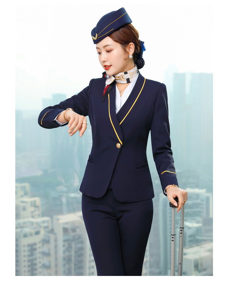 Stewardess uniform professional slim suit jacket 109-8808 jacket