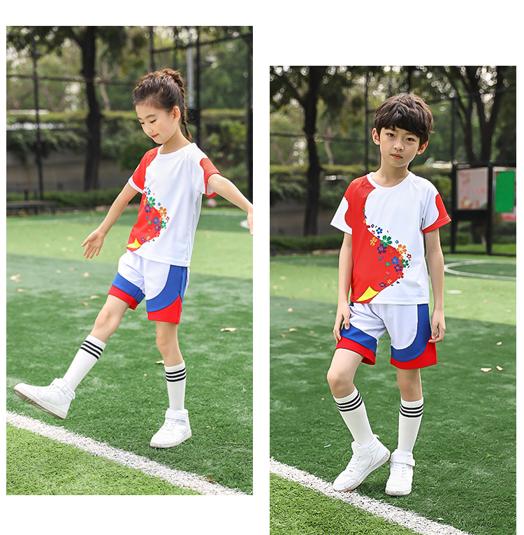 Primary and secondary school students Olympic style petal school uniform sportswear trousers D17-20119CK