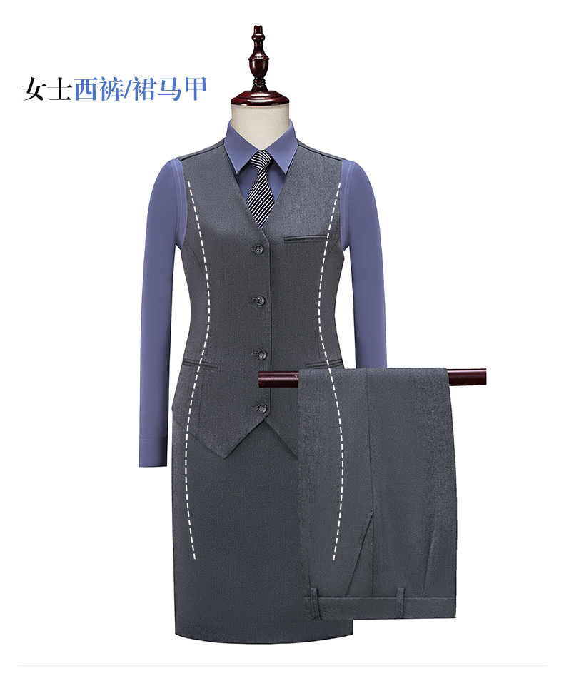 Color spinning pearl edge two button casual business suit jacket DZ1-6880 single button ladies suit jacket