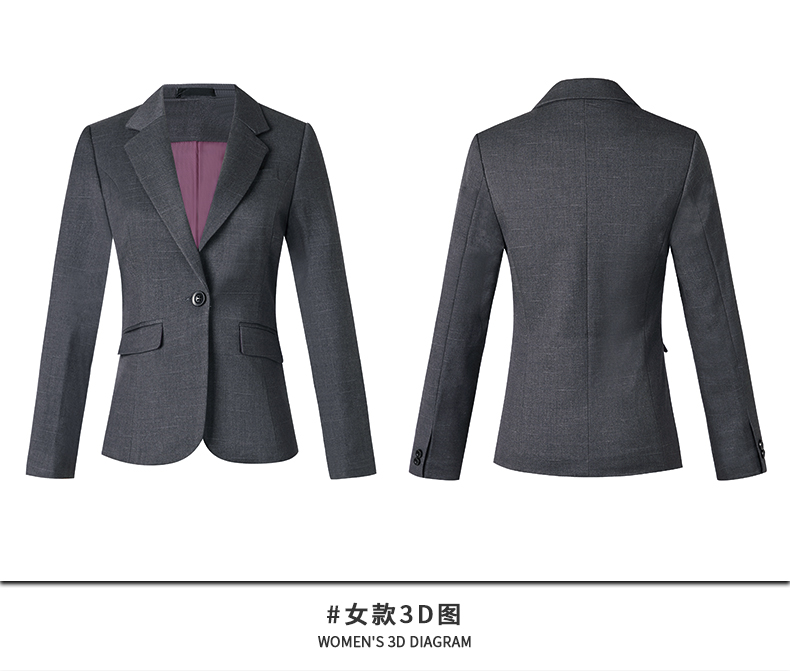 Simple and capable business suit jacket 188-698 suit for women