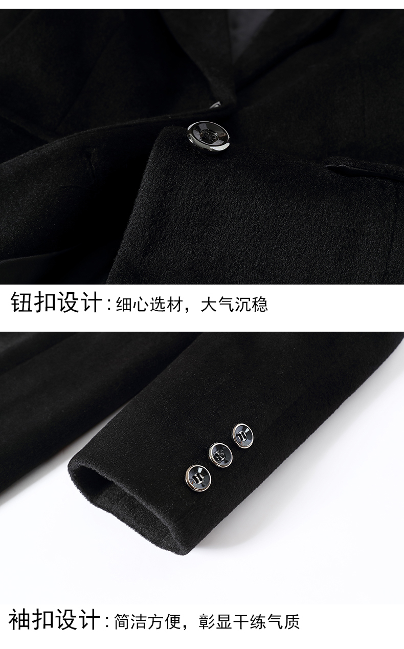 All-match professional woolen coat for women H27-811