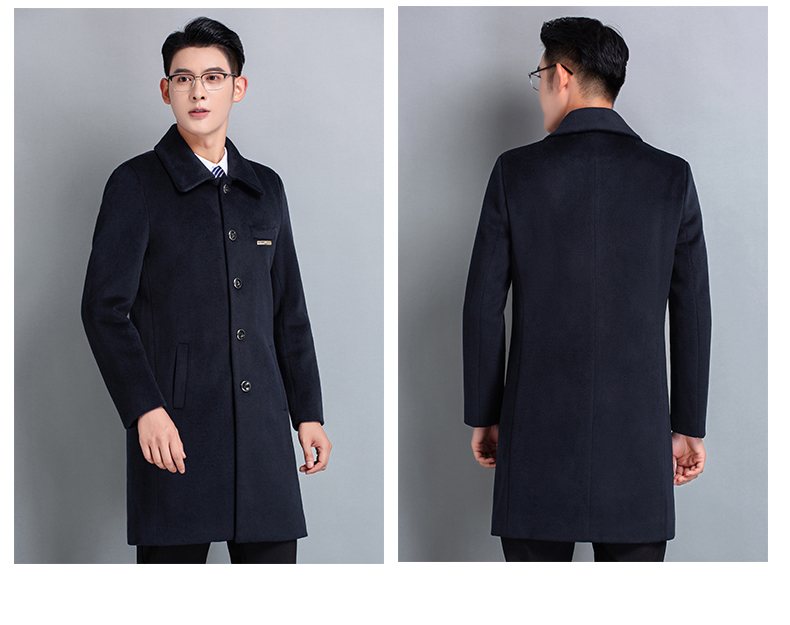 Slim fit professional woolen coat for men H27-808