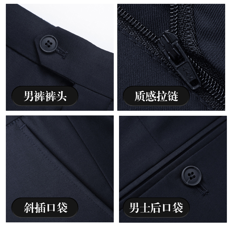 Wool comfortable slim fit trousers for men DZ1-50 wool trousers for men