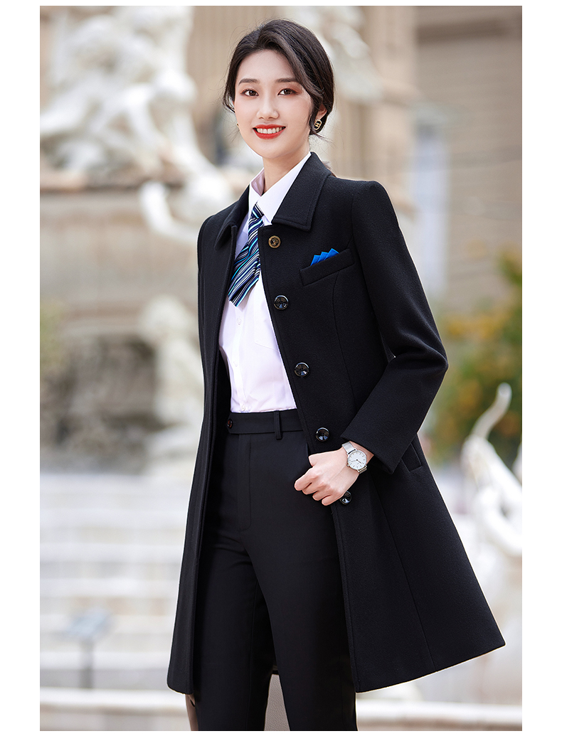 Business elegant mid-length woolen coat for women DY7-2330 for women