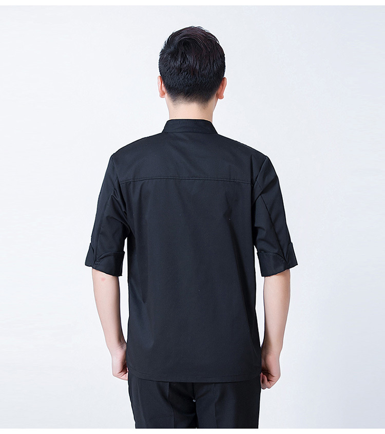 Three-quarter sleeves chef long-sleeved chef uniform top H03-C0202036