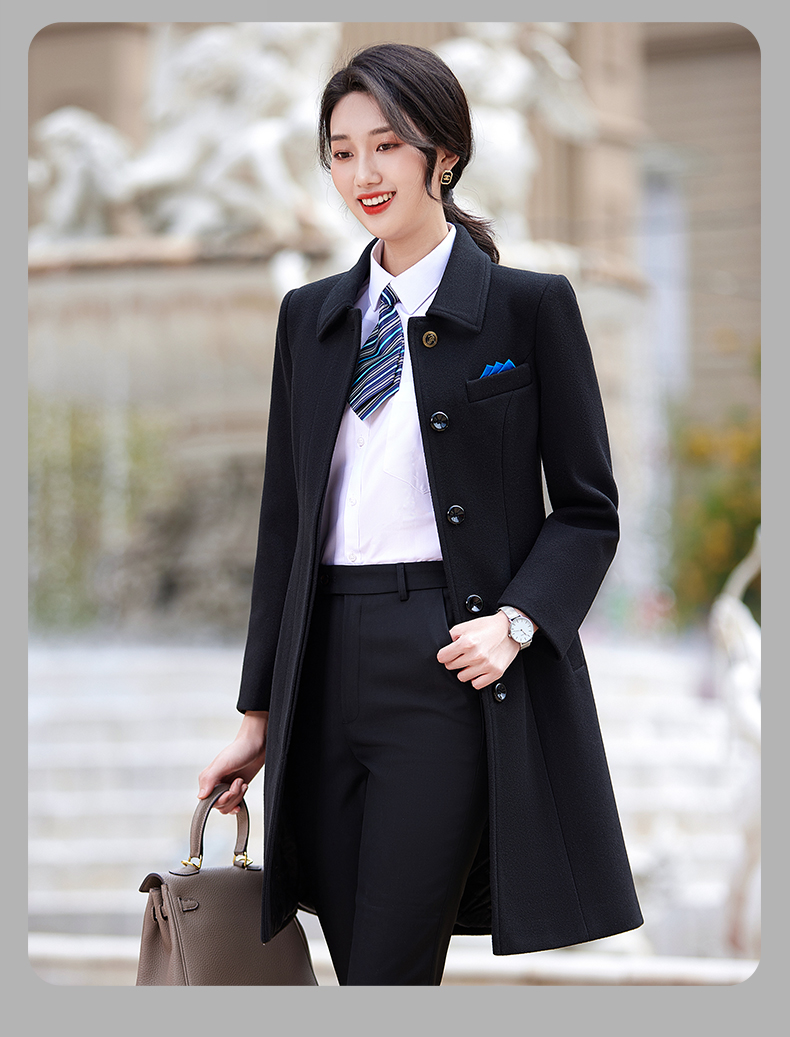 Business elegant mid-length woolen coat for women DY7-2330 for women