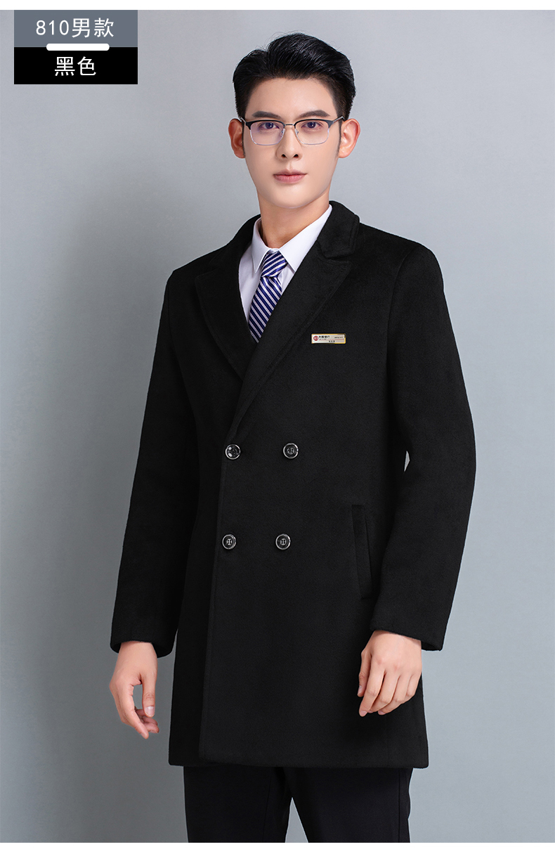 Men versatile tweed coat H27-810