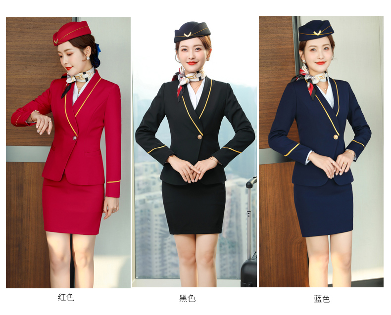 Stewardess uniform professional slim suit jacket 109-8808 jacket