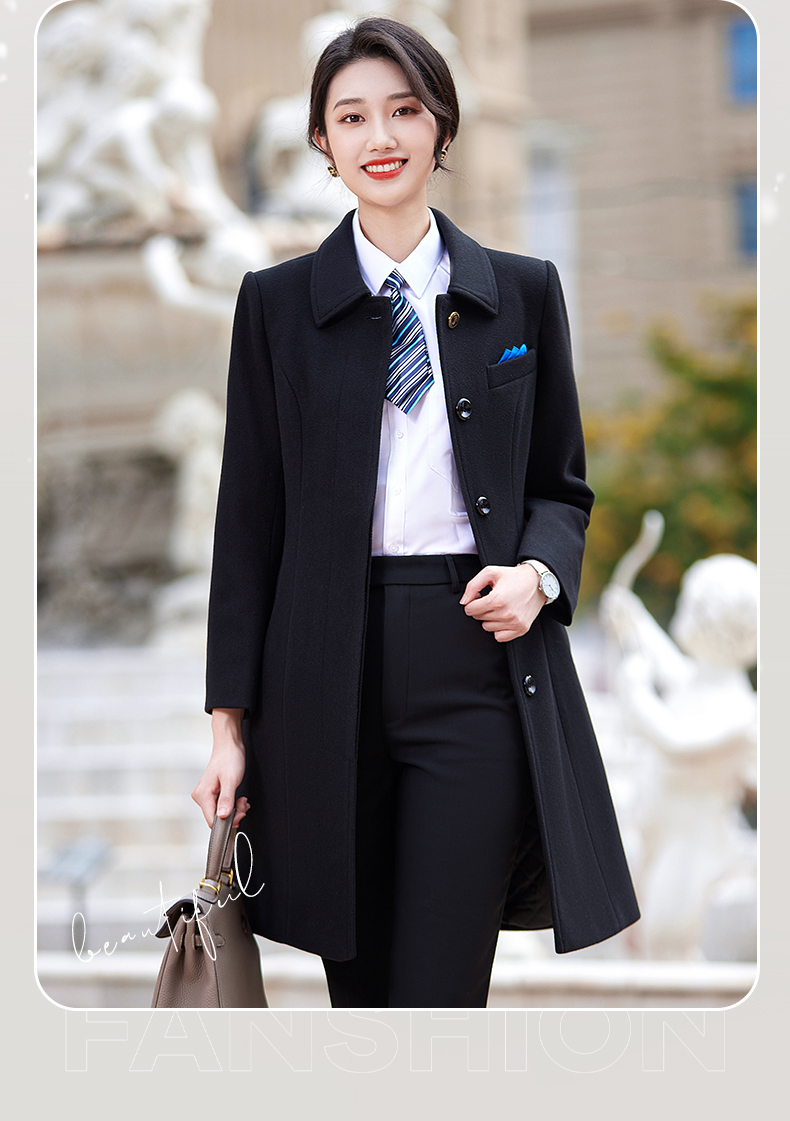 Business elegant mid-length woolen coat for women DY7-2330 for women