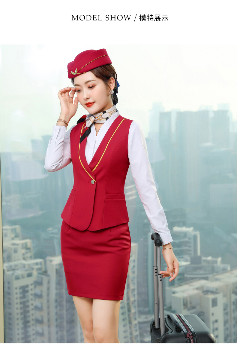 Stewardess uniform professional slim suit jacket 109-8808 jacket