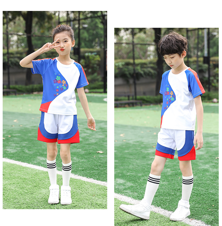 Primary and secondary school students Olympic style petal school uniform sportswear trousers D17-20119CK