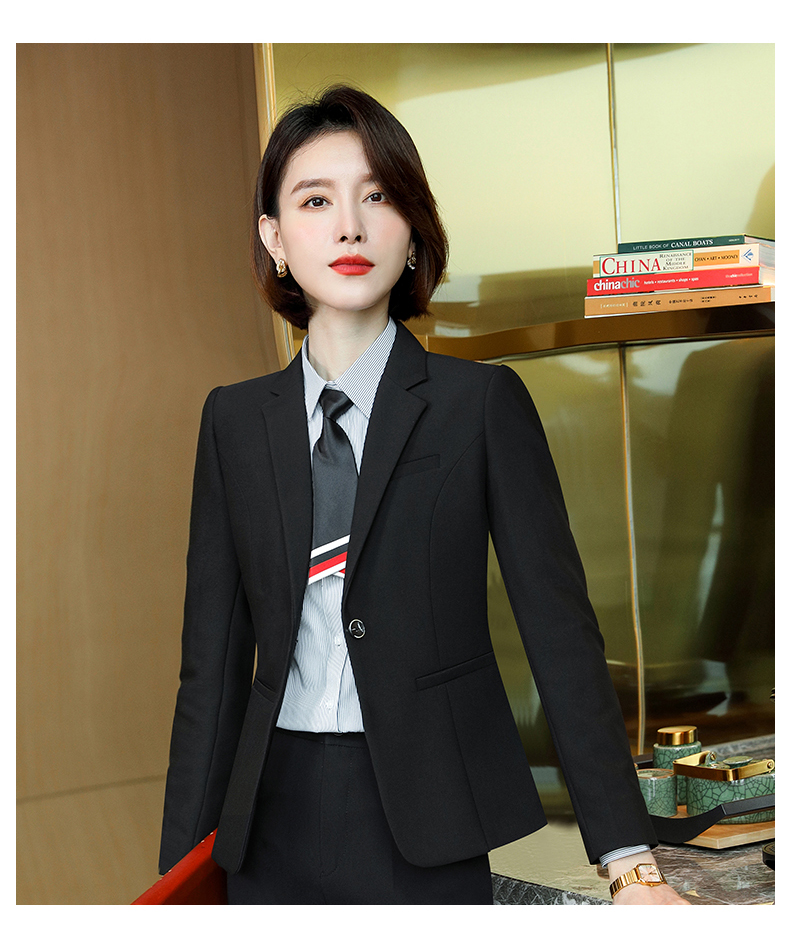 Weft elastic business white-collar professional women suit jacket DZ1-1910/1911 suit jacket for women