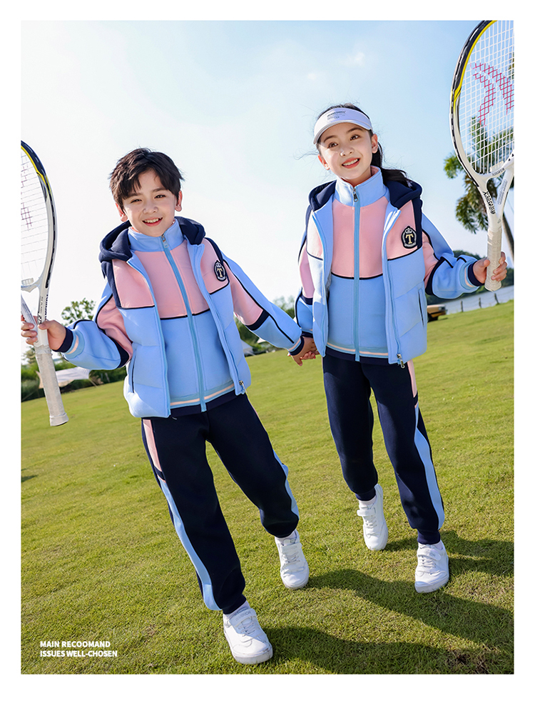 Outdoor sports autumn and winter warm children 894-6318 three-piece set