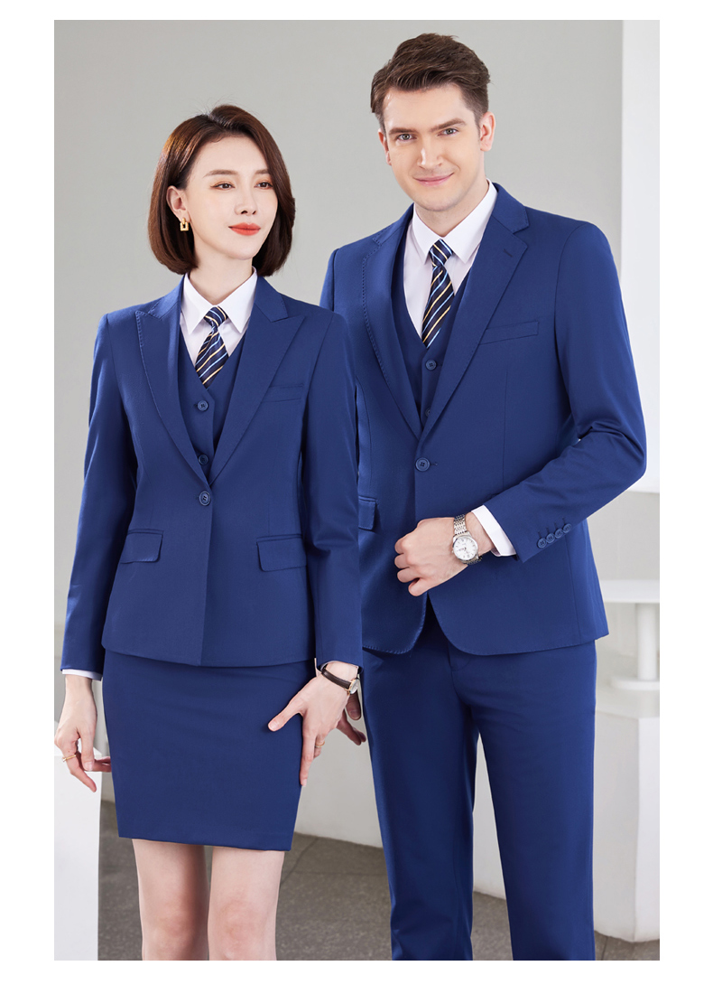 Color spinning pearl edge two button casual business suit jacket DZ1-6880 single button ladies suit jacket