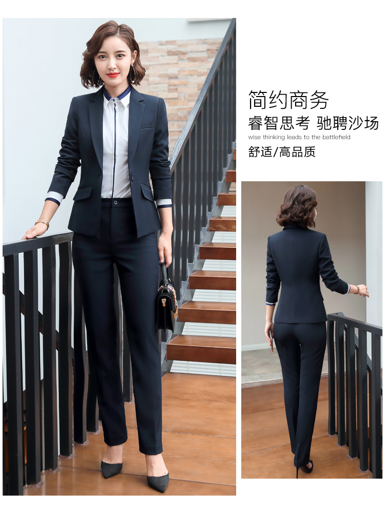 Fashion slim straight trousers for women DY3-1805