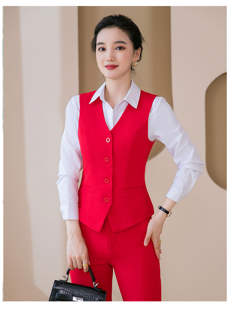 Fashion business commuter slim vest 115-6001 vest