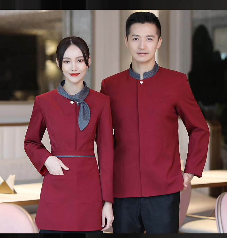 Rabbit collar waiter work clothes for women H02-21LY174-177 for women