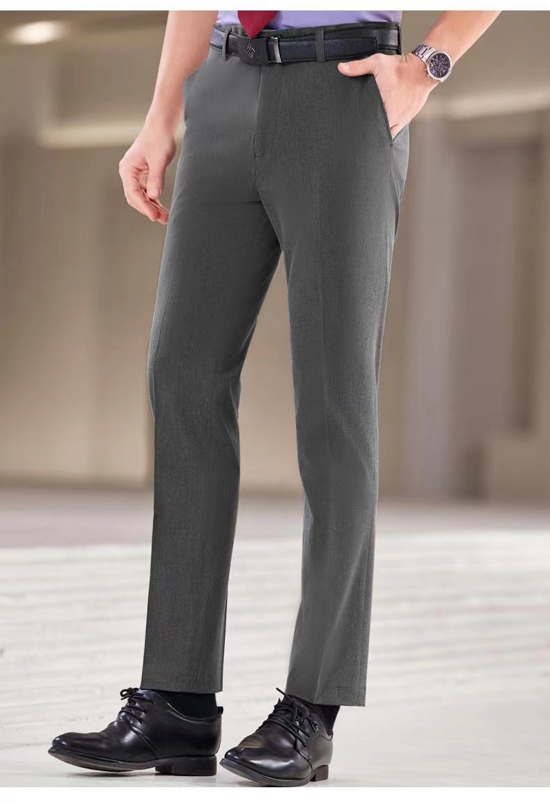 Business professional Tencel suit nine-point pants men 180-8899 trousers