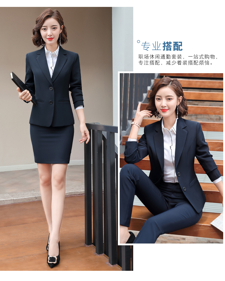 Professional slim straight trousers for women DY3-1502