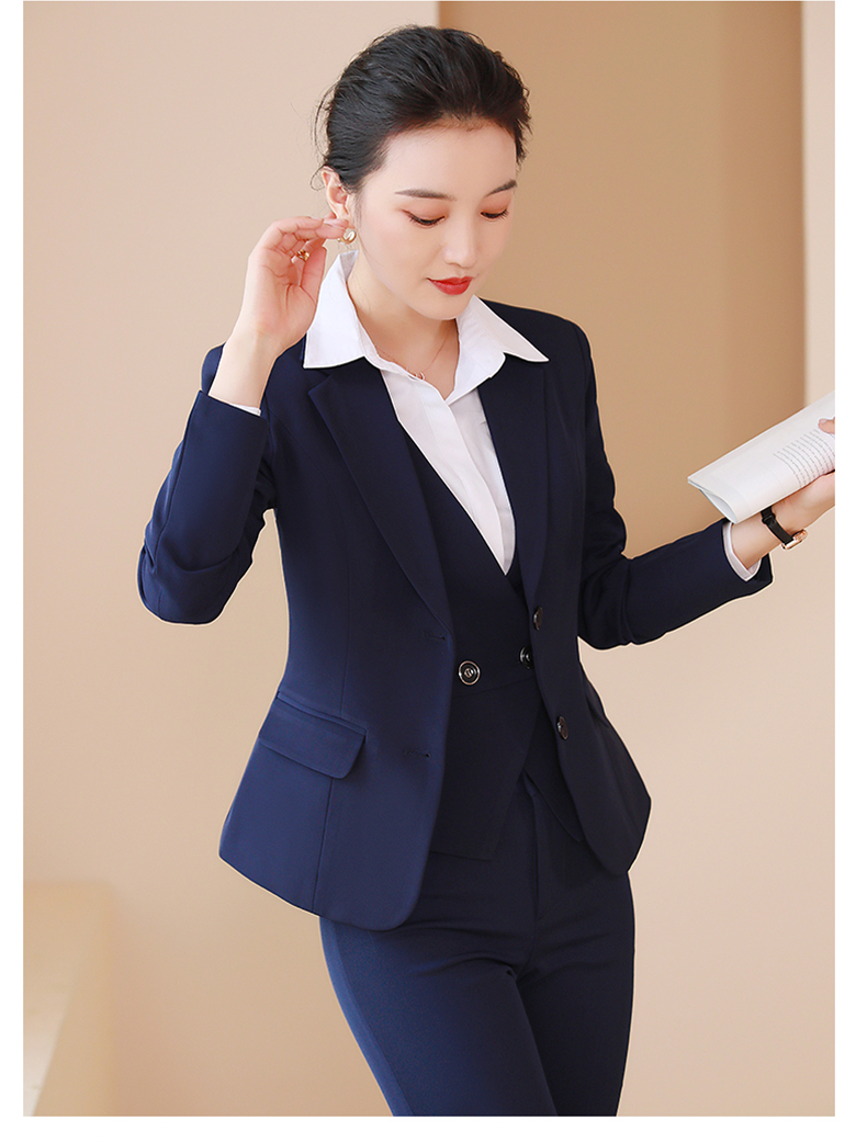 Business slim fit trousers for women 115-302 trousers (thin)