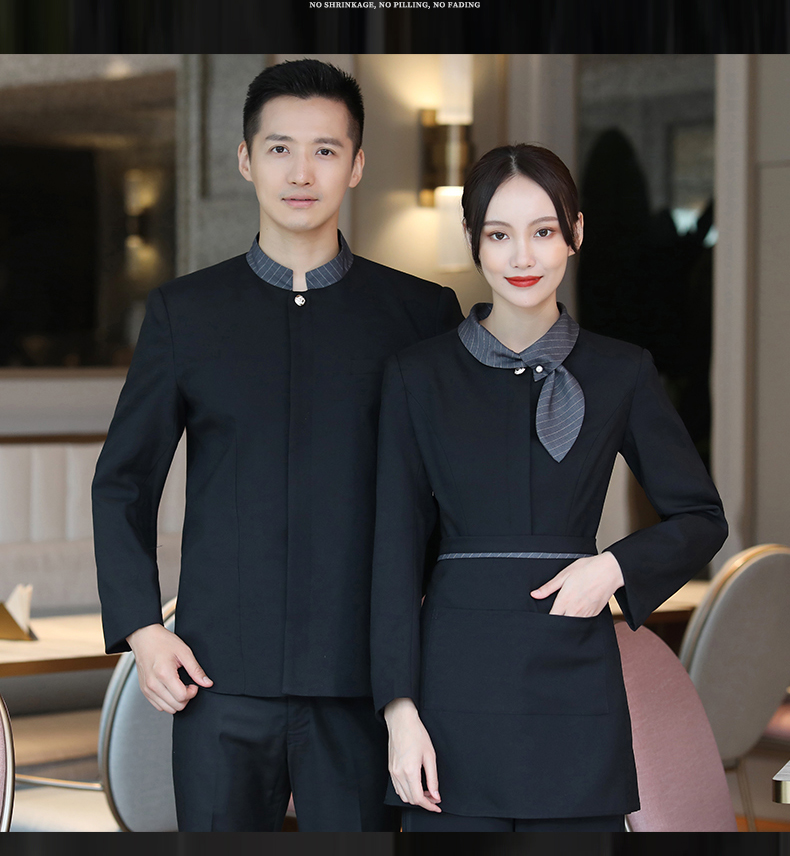 Rabbit collar waiter work clothes for women H02-21LY174-177 for women