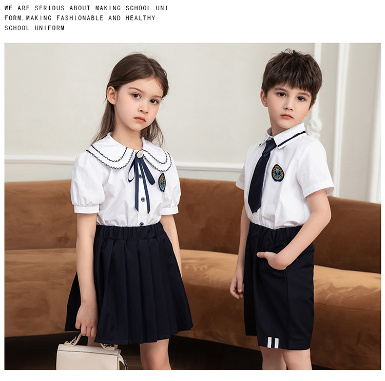 British style summer kindergarten uniforms elementary school uniforms 216-7005