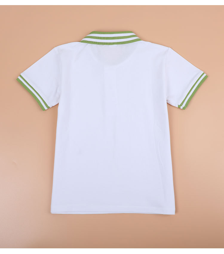 New arrival children school uniforms for boys and girls, class uniforms, kindergarten uniforms, short-sleeved T-shirts, POLO shirts G08-3369