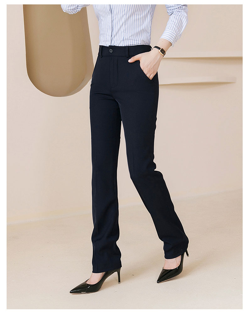 Business slim fit trousers for women 115-302 trousers (thick style)