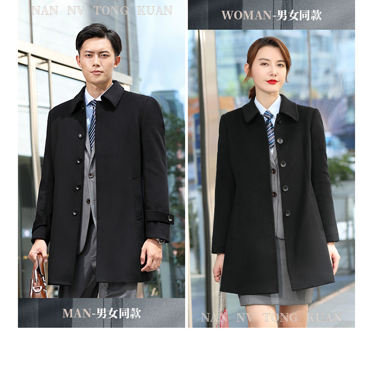 Casual business urban double-faced woolen coat for men 188-1875 men jacket