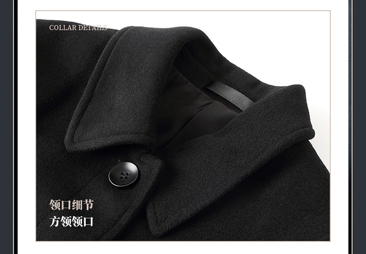 Casual business urban double-faced woolen coat for men 188-1875 men jacket