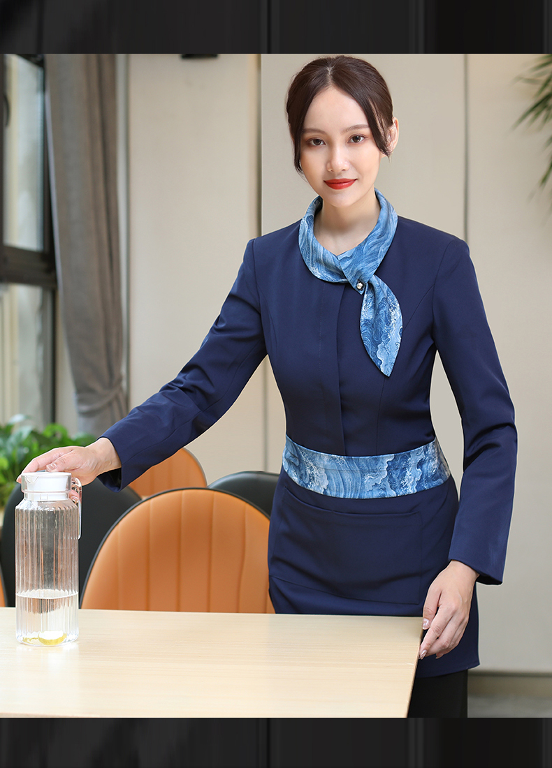 Rabbit collar waiter work clothes for women H02-21LY174-177 for women