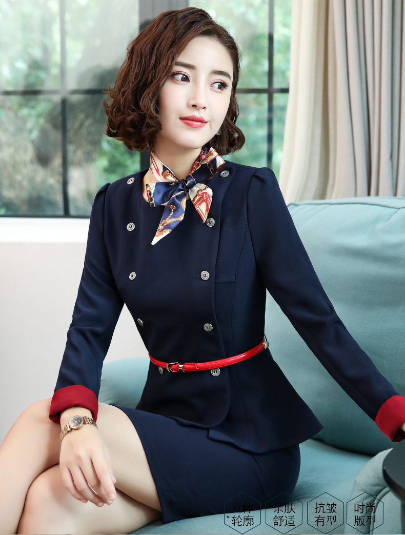 Slim fit long sleeve suit thick single jacket DB1-859 long sleeve suit single jacket