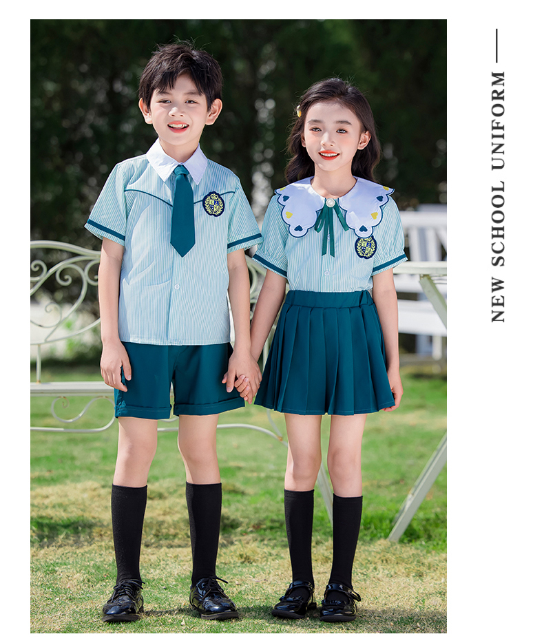 Comfortable and simple lapel British style school uniform suit 215-889