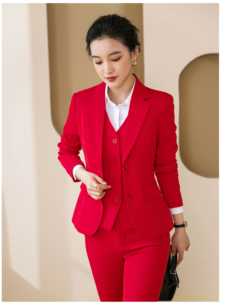 Business slim fit trousers for women 115-302 trousers (thin)