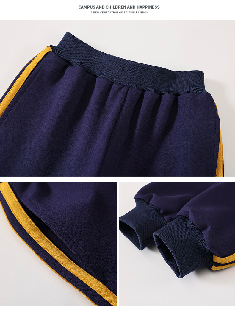 New elementary and middle school students sportswear school uniforms class uniforms kindergarten uniforms set 215-9098