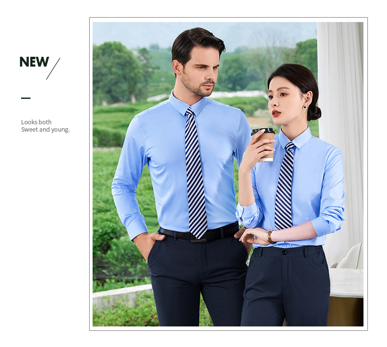 High-end business shirt 180-1TL880 long sleeve