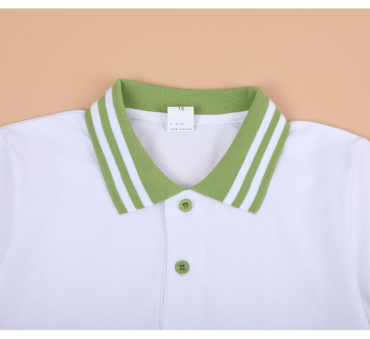 New arrival children school uniforms for boys and girls, class uniforms, kindergarten uniforms, short-sleeved T-shirts, POLO shirts G08-3369