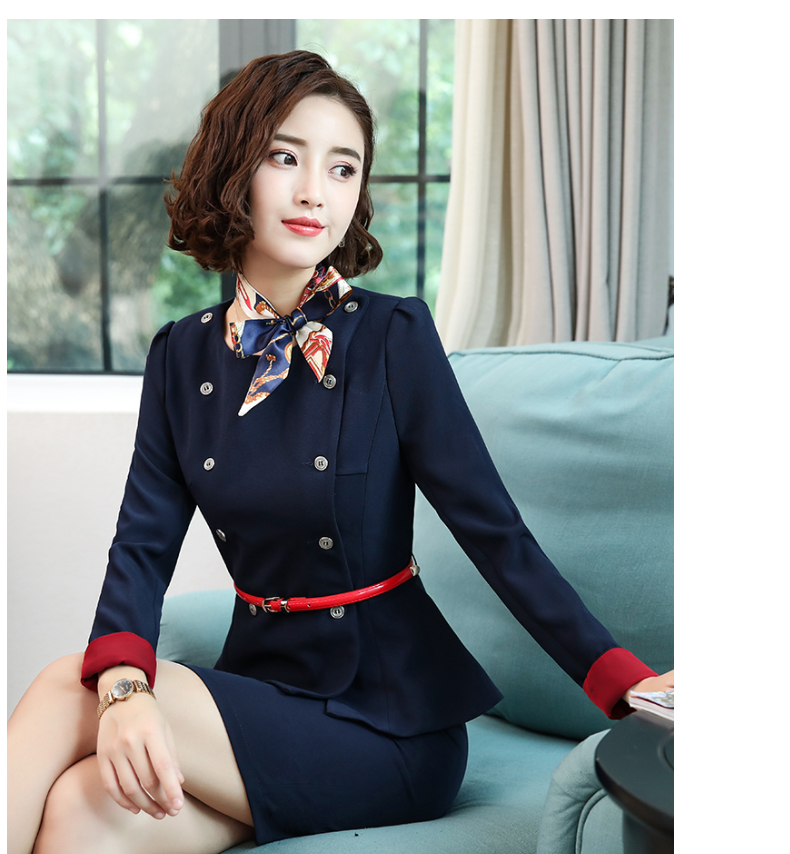 Slim fit long sleeve suit thick single jacket DB1-859 long sleeve suit single jacket