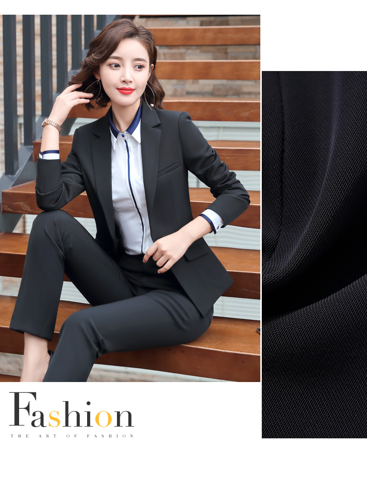 Fashion slim straight trousers for women DY3-1805