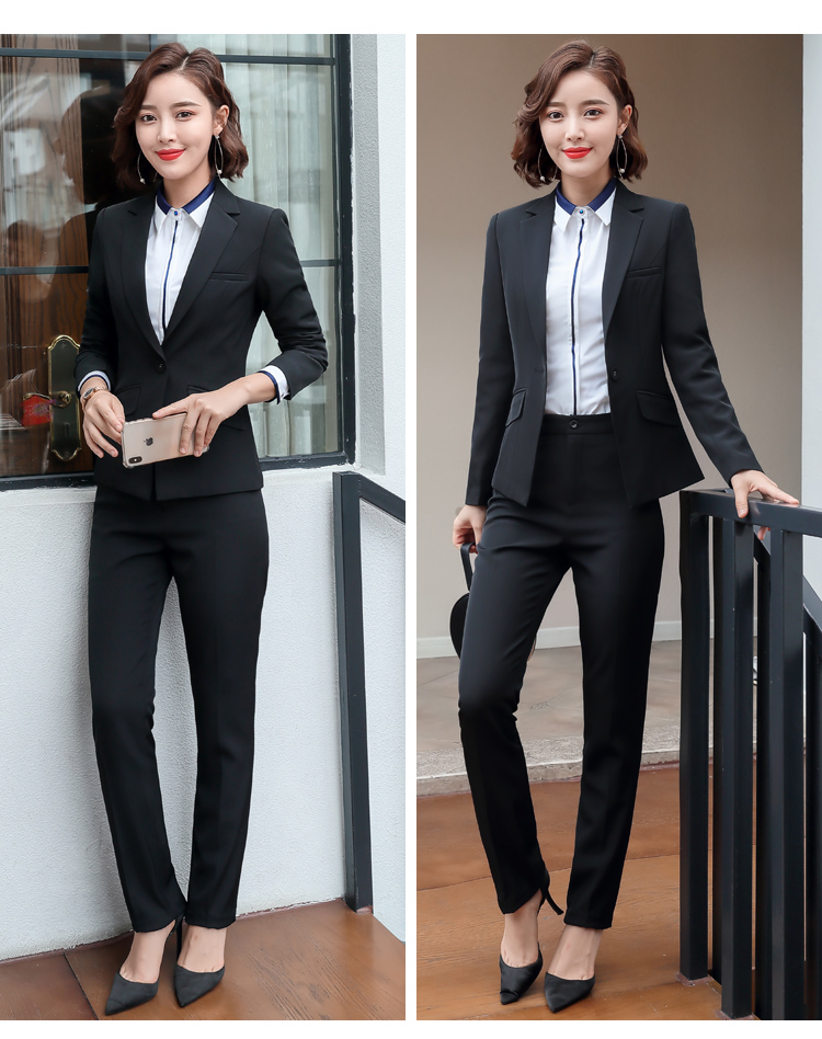 Fashion slim straight trousers for women DY3-1805