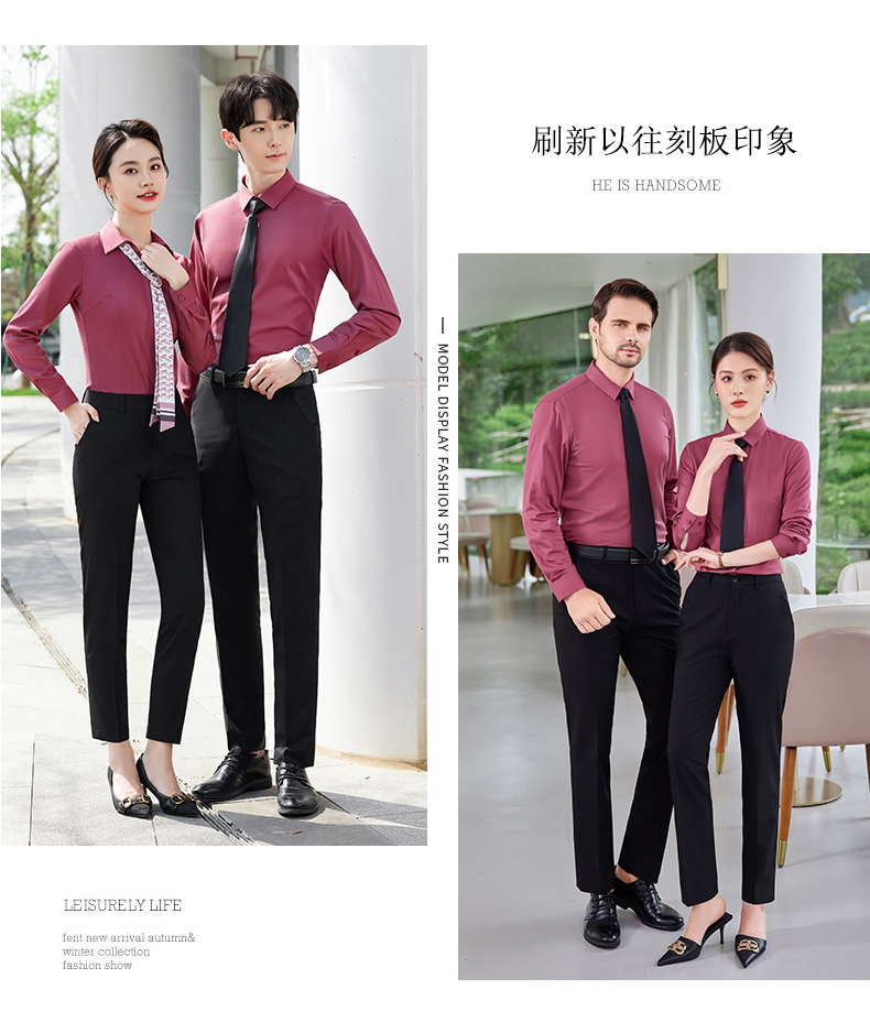 Business comfortable formal long-sleeved shirt for women DY1-TL8801V long-sleeved women