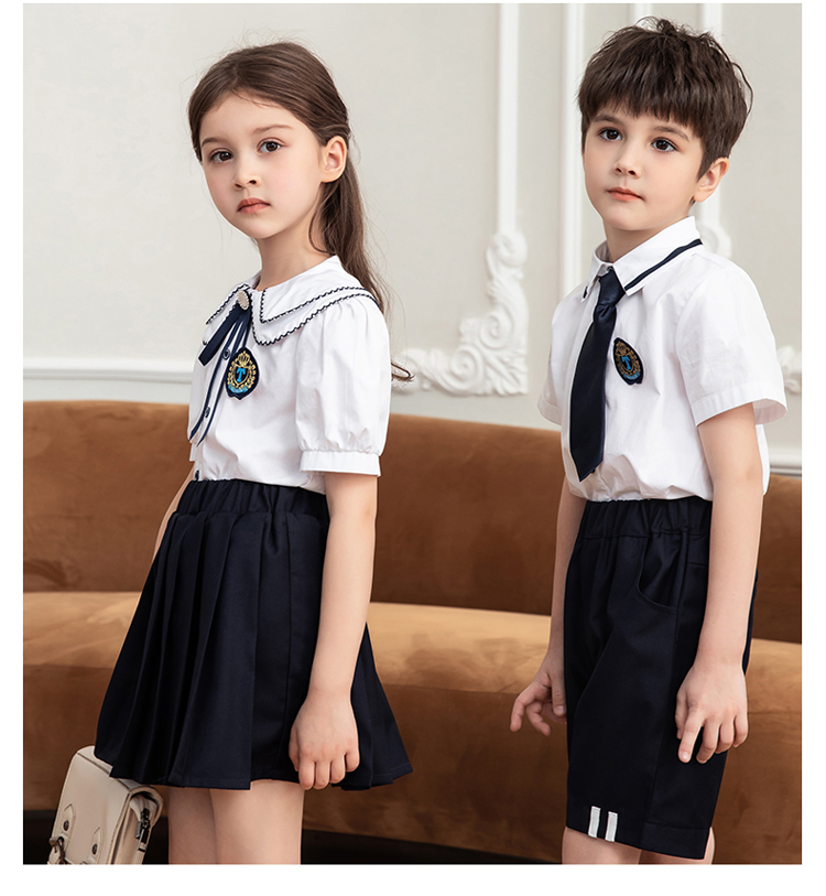 British style summer kindergarten uniforms elementary school uniforms 216-7005