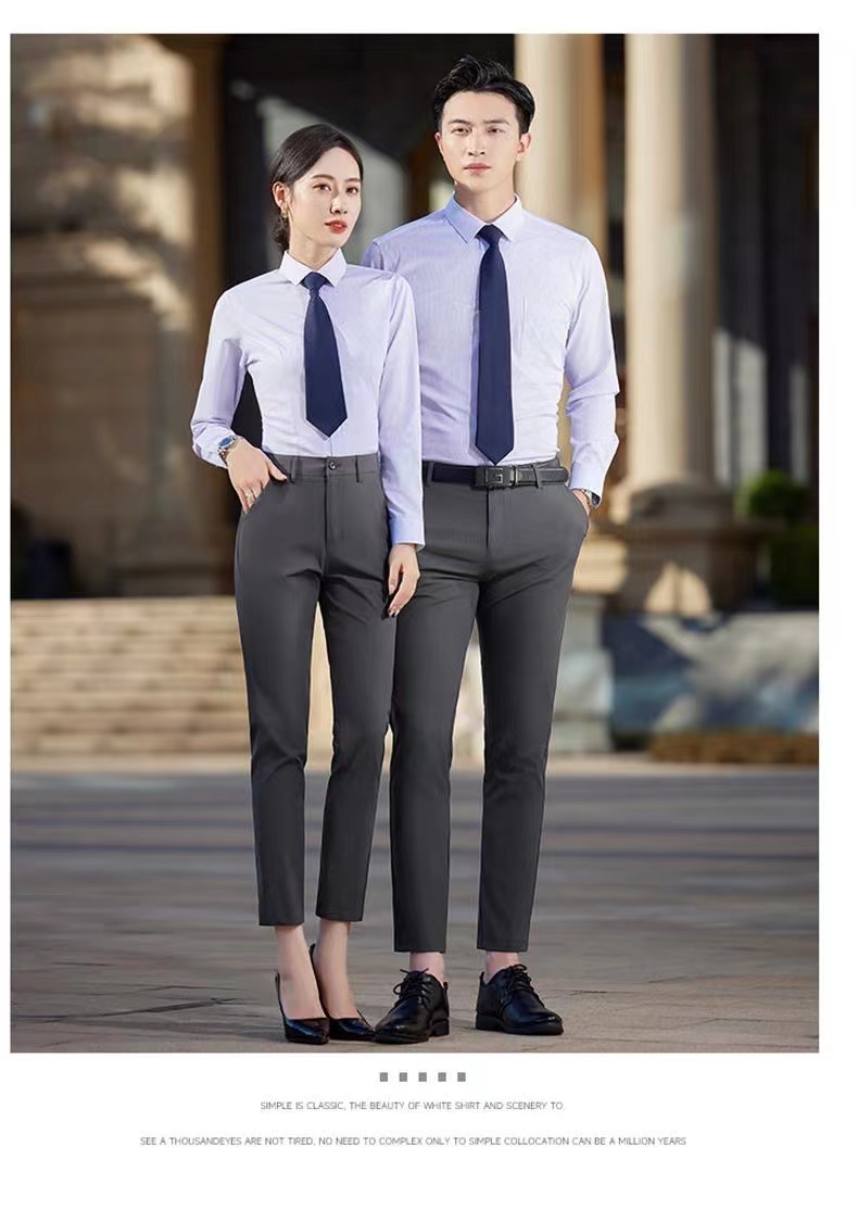 Thin nine-point ice silk suit trousers for men 180-898 ​​trousers