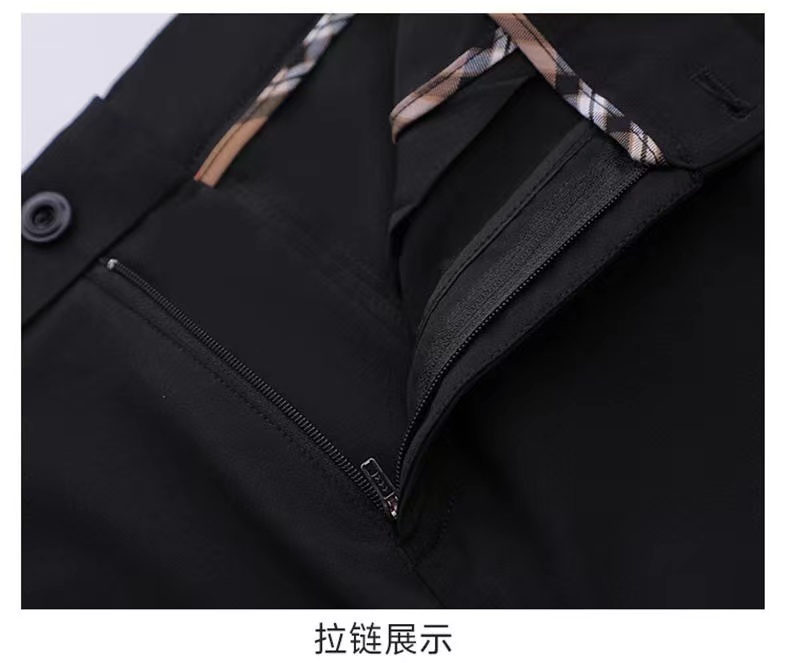 Thin nine-point ice silk suit trousers for men 180-898 ​​trousers