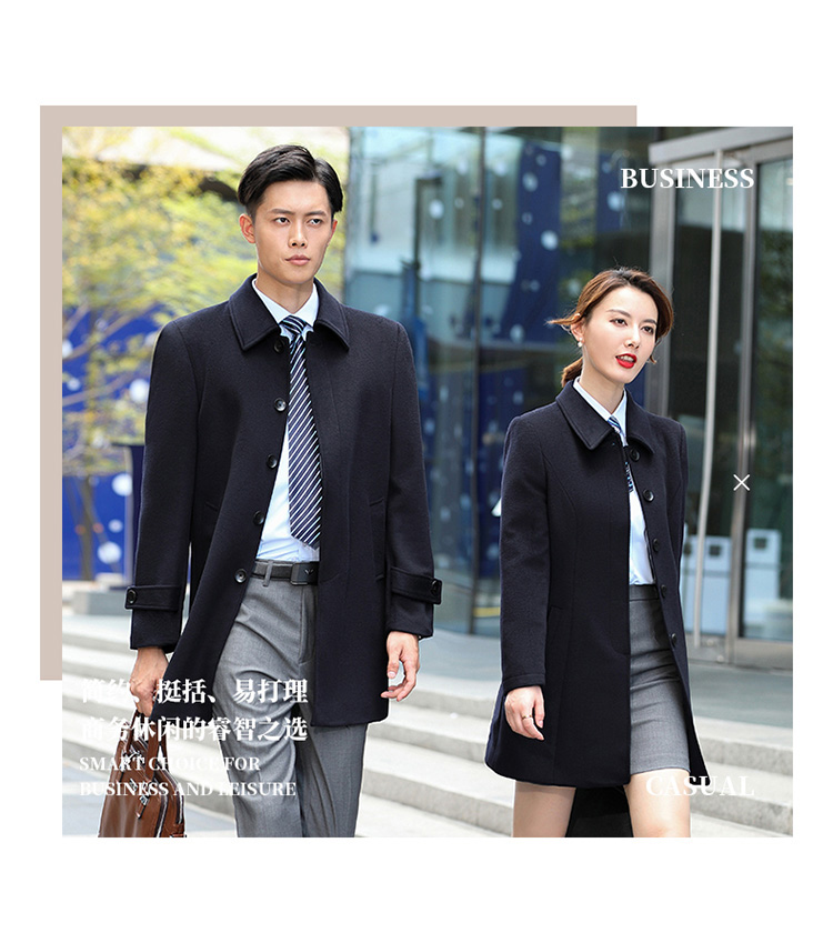 Casual business urban double-faced woolen coat for men 188-1875 men jacket