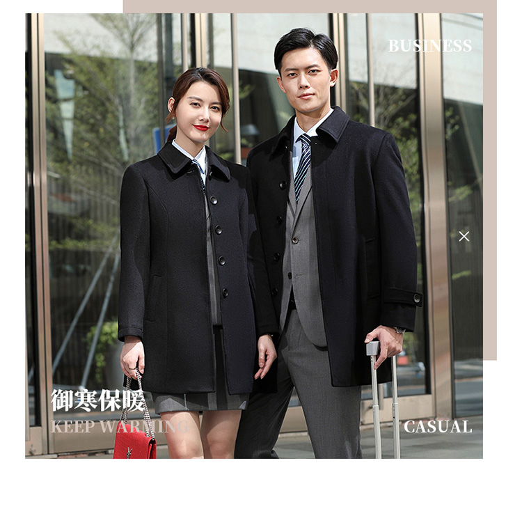 Casual business urban double-faced woolen coat for men 188-1875 men jacket