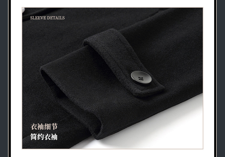 Casual business urban double-faced woolen coat for men 188-1875 men jacket